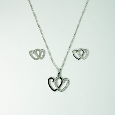 White Pearl Moon Necklace - Fjewels